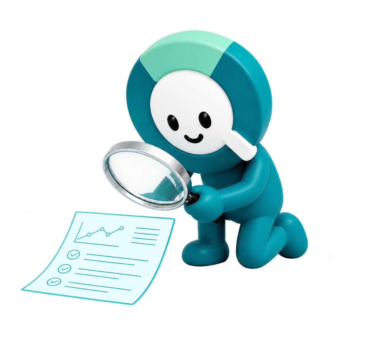 PBR LENDINGの公開情報を調べるLenPitaのキャラクター